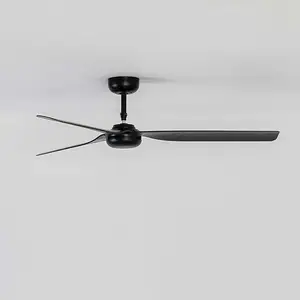 Deckenventilator Punt M, schwarz, DC, leise, 130 cm, Remote günstig