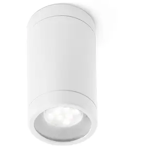 Faro 71372, Weiß, Aluminium, IP44, I, GU10, 35 W