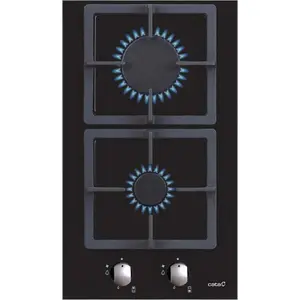 Cata Sci 3002 Bk Gasglasplatte 2 Brennern