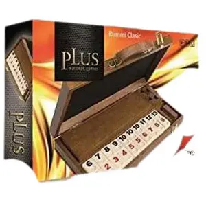 Cayro Rummi Classic Plus Holzkoffer Brettspiel