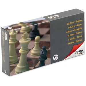 Magnetisches Schach- und Damespiel Cayro 24x24x5 cm