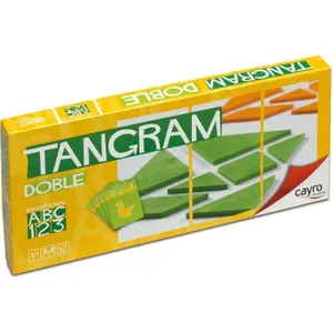 Cayro Double Tangram Brettspiel Mehrfarbig Kinder Mehrfarbig One Size
