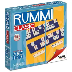 Brettspiele rummi klassisch Cayro 26x26x4 cm