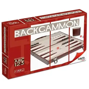 Cayro Backgammon Polypiel Aktentasche Brettspiel