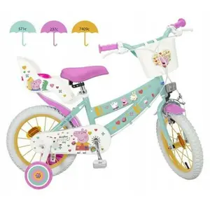 Toimsa Children`s bicycle 12 Swinka Peppa green günstig