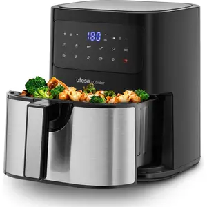 Ufesa Condor Inox, Heißluftfritteuse, 4,5 l, 200 °C, 4 Person(en), 60 ...