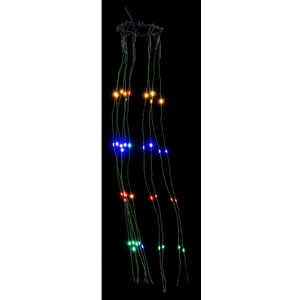 Fantastiko Vorhang 100 Led-lichter 5x1 Mt Mehrfarbig