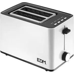 EDM Toaster 07638 White Design 850 W, Toaster, Weiss