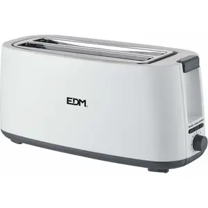 EDM Toaster Weiß Design Doppelschlitztoaster 1400W
