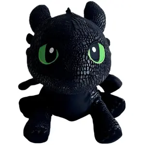 Plüschtier Play by play How to Train Your Dragon Toothless Noir 25 cm