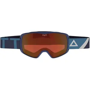 Skibrille MATT Kompakt Blau TU