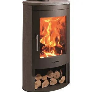 Kaminofen mit Speckstein Panadero OVAL 3 STEIN - 8,7 kW günstig
