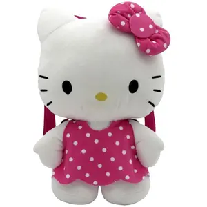 Hello Kitty pink plush Rucksack 35cm