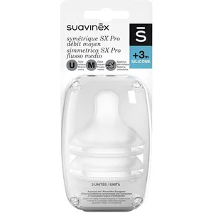 Suavinex 2 SX Pro Medium Flow Symmetrische Sauger 3 Monate und älter 471.25 cm günstig