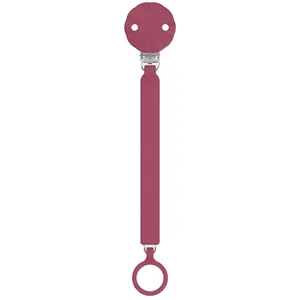 Suavinex Silikon-Schnullerhalter 0 Monate und Mehr (Modell : Magenta) 530 cm günstig