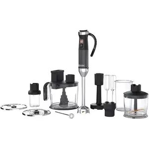 Sencor Frullatore a Immersione Multifunzionale Ultra Potente, Stabmixer, Schwarz
