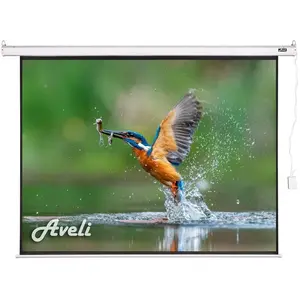 Aveli Electric projection screen, 366x275 (4:3) (180", 4:3), Leinwand, Weiss günstig