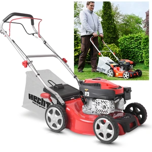 HECHT Rasenmäher Benzin mit Antrieb 541 SW | 40 cm Schnittbreite | 2,7...