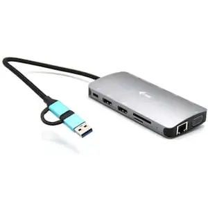 i-tec USB 3.0 USB-C/Thunderbolt 3x Display Travel Nano Dock mit LAN & ...