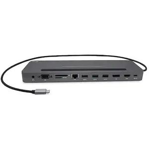 I-TEC USB-C Metal Ergonomic Docking Station mit Power Delivery 85W