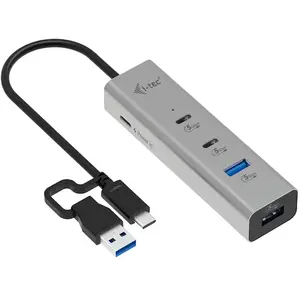 i-tec Universal Charging Metal HUB 2x USB-C + 2x USB-A Port, PD