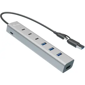 i-tec USB-C/USB-A Charging Metal HUB 7 Port (3x USB-C, 4x USB-A) günstig