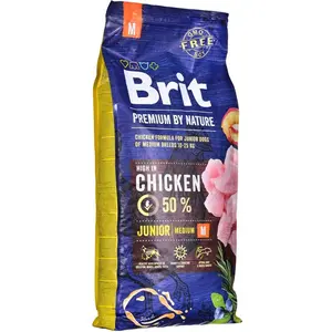 Brit Premium Nature M Junior 15kg Hundefutter