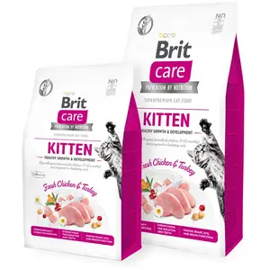 Brit Care Grain Free Kitten Healthy Growth And Development Katzenfutte...