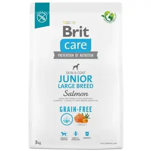 Brit 8595602558872, Junior, jede Rasse, Groß (26-44 kg), Lachs, 3 kg