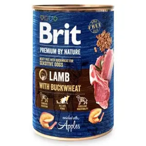 Brit Premium By Nature Lamm Mit Buchweizen Nassfutter Für Hunde 400g