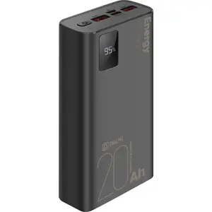 OBAL:ME, Powerbank 20000mAh EnergyPulse USB-A/USB-C PD 22,5W mit Digitalanzeige, Schwarz günstig