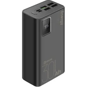 OBAL:ME, Powerbank 30000mAh EnergyPulse USB-A/USB-C PD 22,5W mit Digitalanzeige, Schwarz günstig
