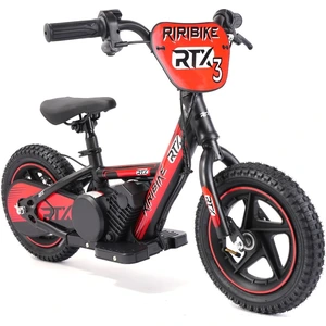 BENEO Elektro Laufrad für Kinder RIRIBIKE RTX3 24V (12"), rot, Lithium...