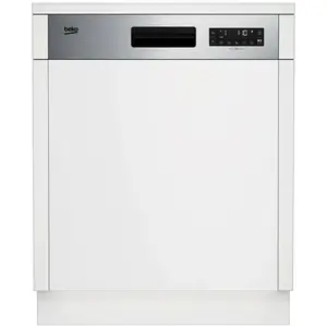 Beko BDSN26430X, Teilintegriert, Standardgröße (60 cm), Edelstahl, Ede... günstig