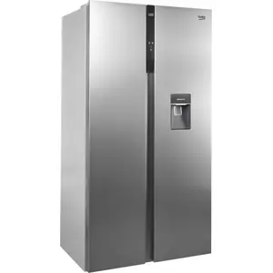 Beko GNO5322WDXPN, Freistehend, Amerikanische Tür, Edelstahl, LED, An ... günstig