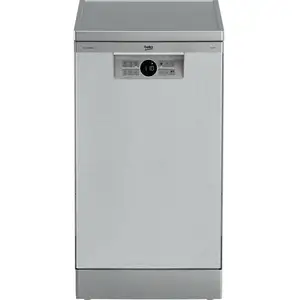 Beko BDFS26020XQ, Freistehend, Single (45 cm breit), Edelstahl, Grau, Tasten, LED