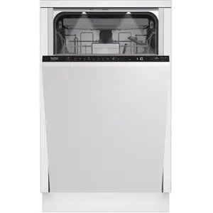 Beko BDIS38040A, Voll integriert, Standardgröße (60 cm), Edelstahl, Sc...