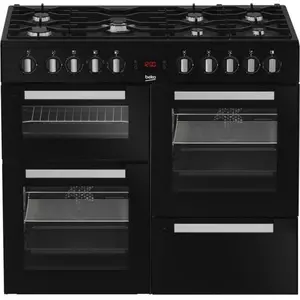 Beko PF335325DB, Freistehender Herd, Schwarz, Drehregler, Berührung, E... günstig