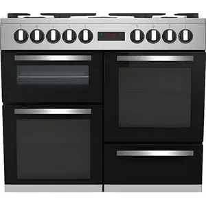Beko PF335325DX, Freistehender Herd, Schwarz, Edelstahl, Drehregler, E... günstig
