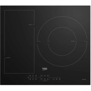 Beko HII63201FMT, Schwarz, Integriert, 60 cm, Zonen-Induktionskochfeld...