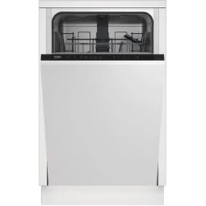 Beko DIS35026, Voll integriert, Single (45 cm breit), Schwarz, Tasten,...