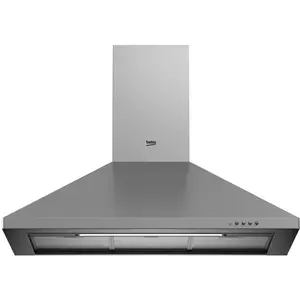 Dekorative wandhaube 90cm 400m3/h Beko CWB9441XNH INOX