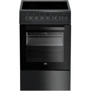 Beko FSS57100GAC, Freistehender Herd, Anthrazit, Drehregler, Anthrazit... günstig