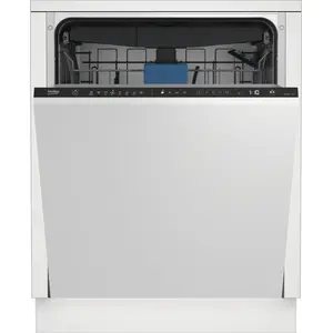 Beko b300 BDIN38540, Voll integriert, Standardgröße (60 cm), Schwarz, Berührung, LED, 2 Korb/Körbe