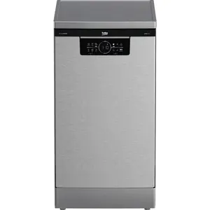 Beko BDFS26040XQ Freistehender Slimline Geschirrspüler (45 cm) mit 10 ...