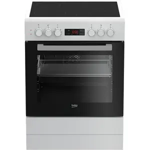 Beko FBE67300WCS, Freistehender Herd, Weiß, Drehregler, Weiß, Vorderse... günstig