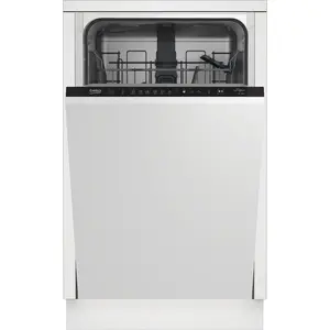 Beko b300 BDIS16030, Voll integriert, Single (45 cm breit), Schwarz, T...