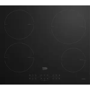 Beko HII 64200 MT, Schwarz, Integriert, 60 cm, Zonen-Induktionskochfel...