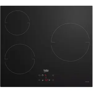 Beko HII63400MT Induktions-Kochfeld, Glaskeramik, 58 cm Breite, 3 Koch...