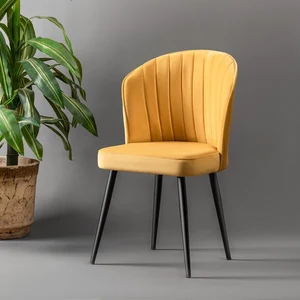 MENZZO Skye Decor, Rubi - Yellow, Stuhlset (4 Stück), Gelb, 100 % MDF,... günstig